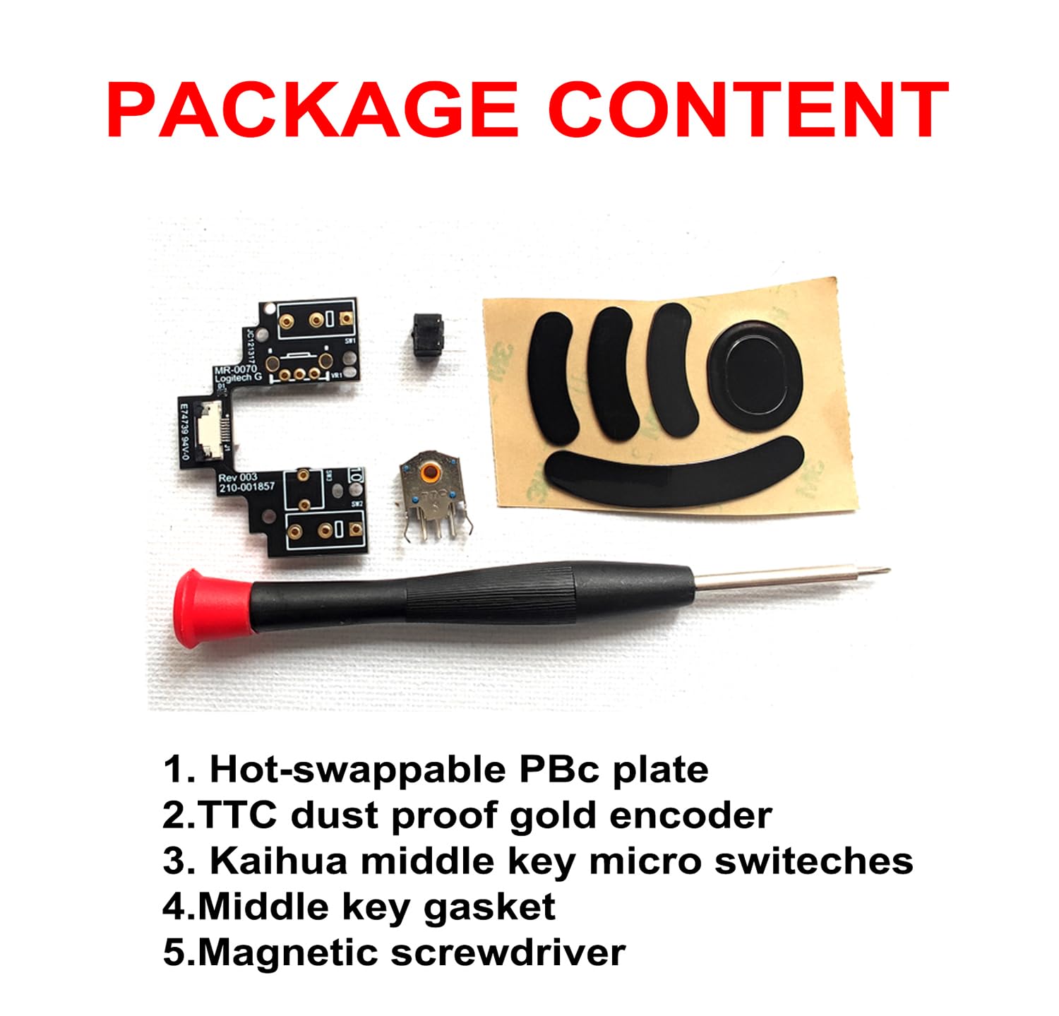 Amazon.com: Hokeyio Hot-Swap Micro Switch PCB Kit for Logitech G